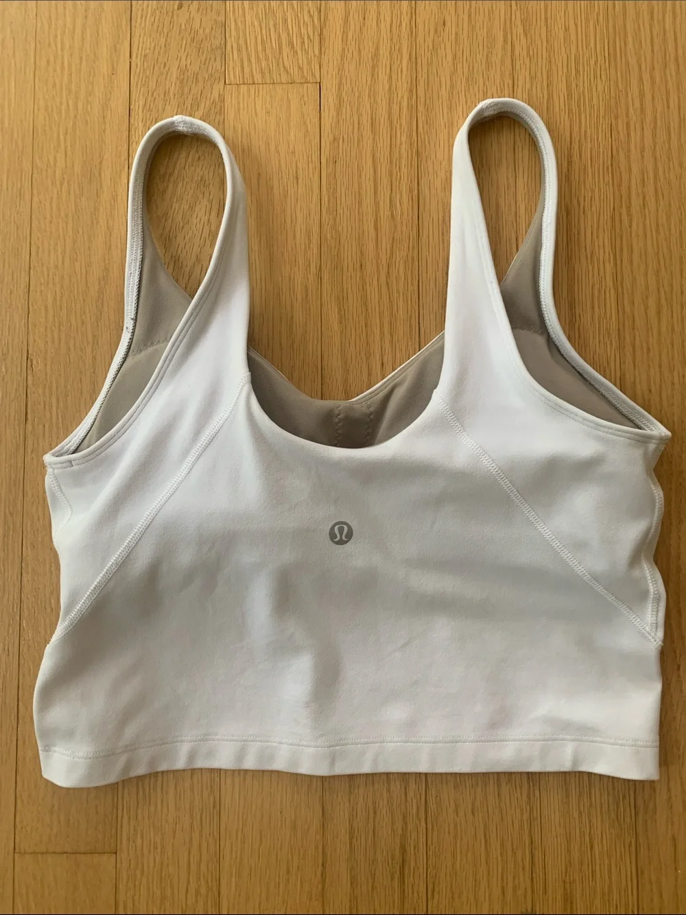 Lululemon Align Tank Top Sports Bra White Size 8